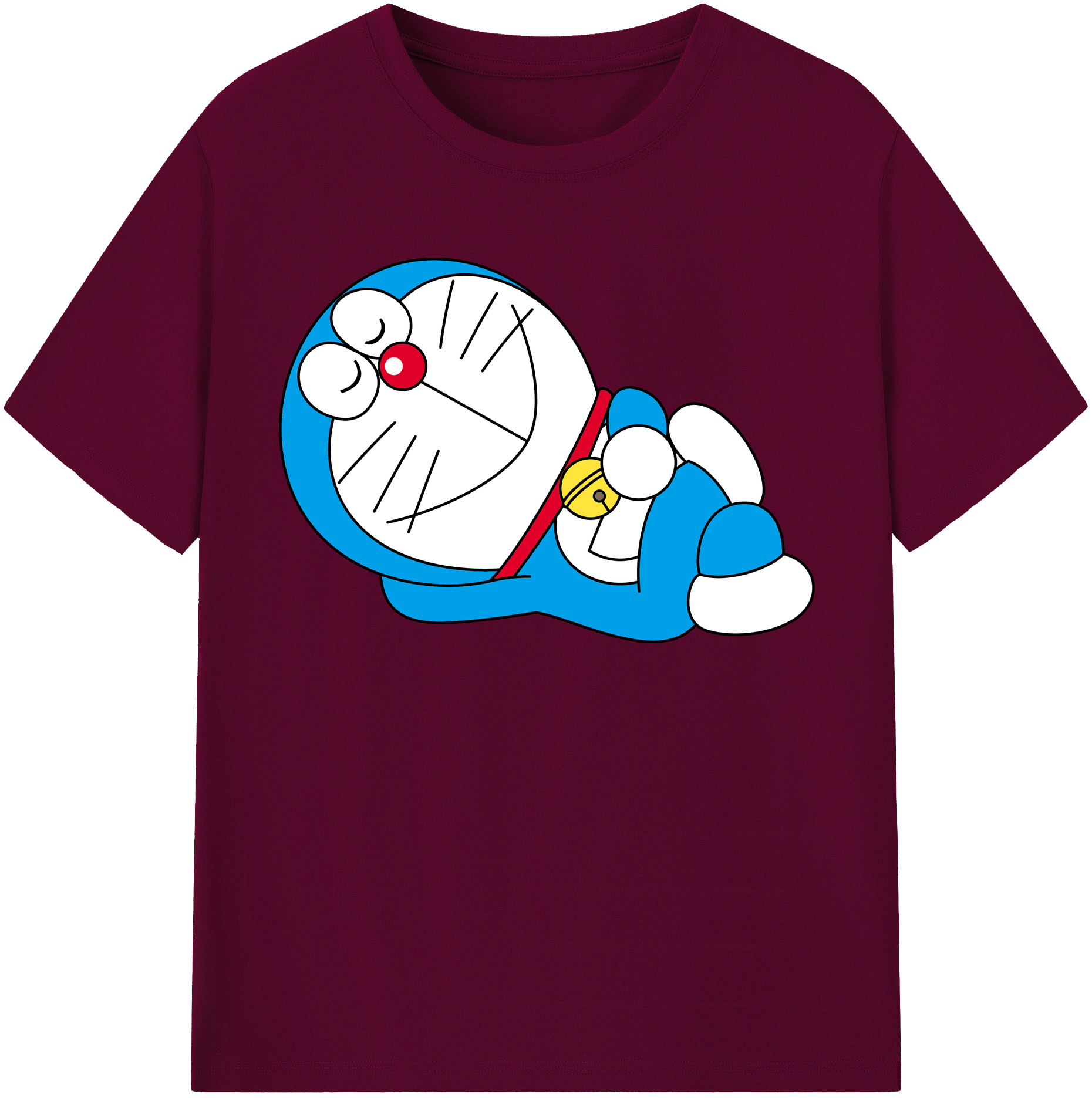 （画像用） ドラえもん Doraemon レディースカジュアルプリントTシャツ（綿100％）